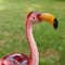 Glitzhome® 38.5" Metal Standing Flamingo Garden Statue with Stakes